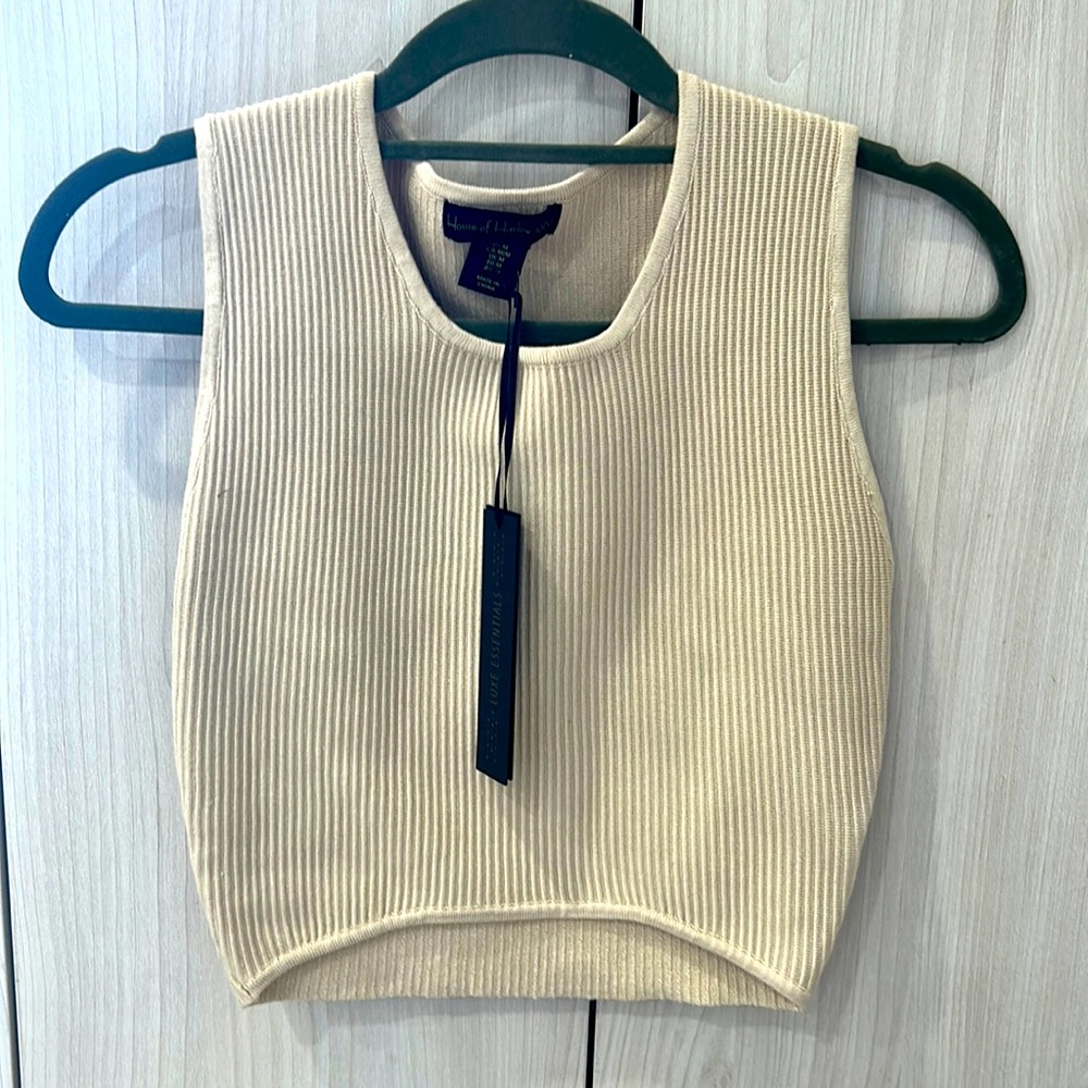 House of Harlow 1960 Beige Size Medium Crop top